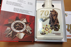 Вручение  Юбилейной медали  «70 лет Победы  в Великой Отечественной войне 1941-1945гг.» в районе Чертаново Северное