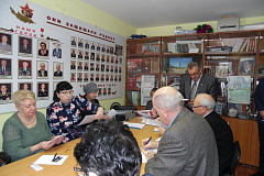 05 февраля 2020 года в районной общественной организации пенсионеров, ветеранов войны, труда, Вооруженных сил и правоохранительных органов состоялось совещание комиссии по увековечению памяти защитников Отечества