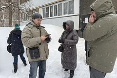 Обход территории района исполняющим обязанности главы управы состоялся в Чертанове Северном 19 февраля 2026 года